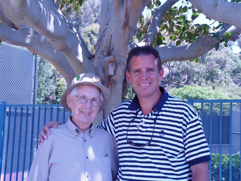 Mark with Grandpa